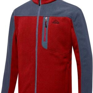 Men's Fleece Jackets Lightweight Full-Zip Fall Jacket Warm Winter Coats‎ Outdoor